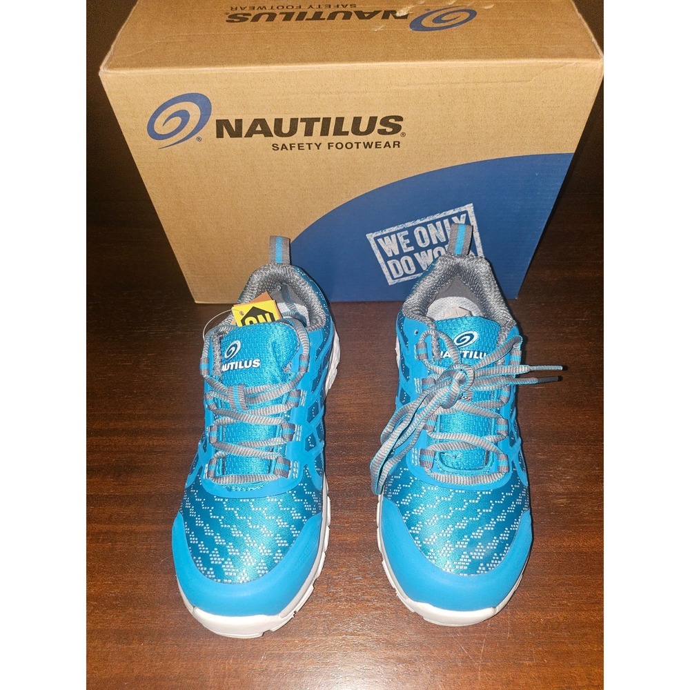 Nautilus Womens N1081 Stratus Blue Safety Shoes Size 5‎ Medium